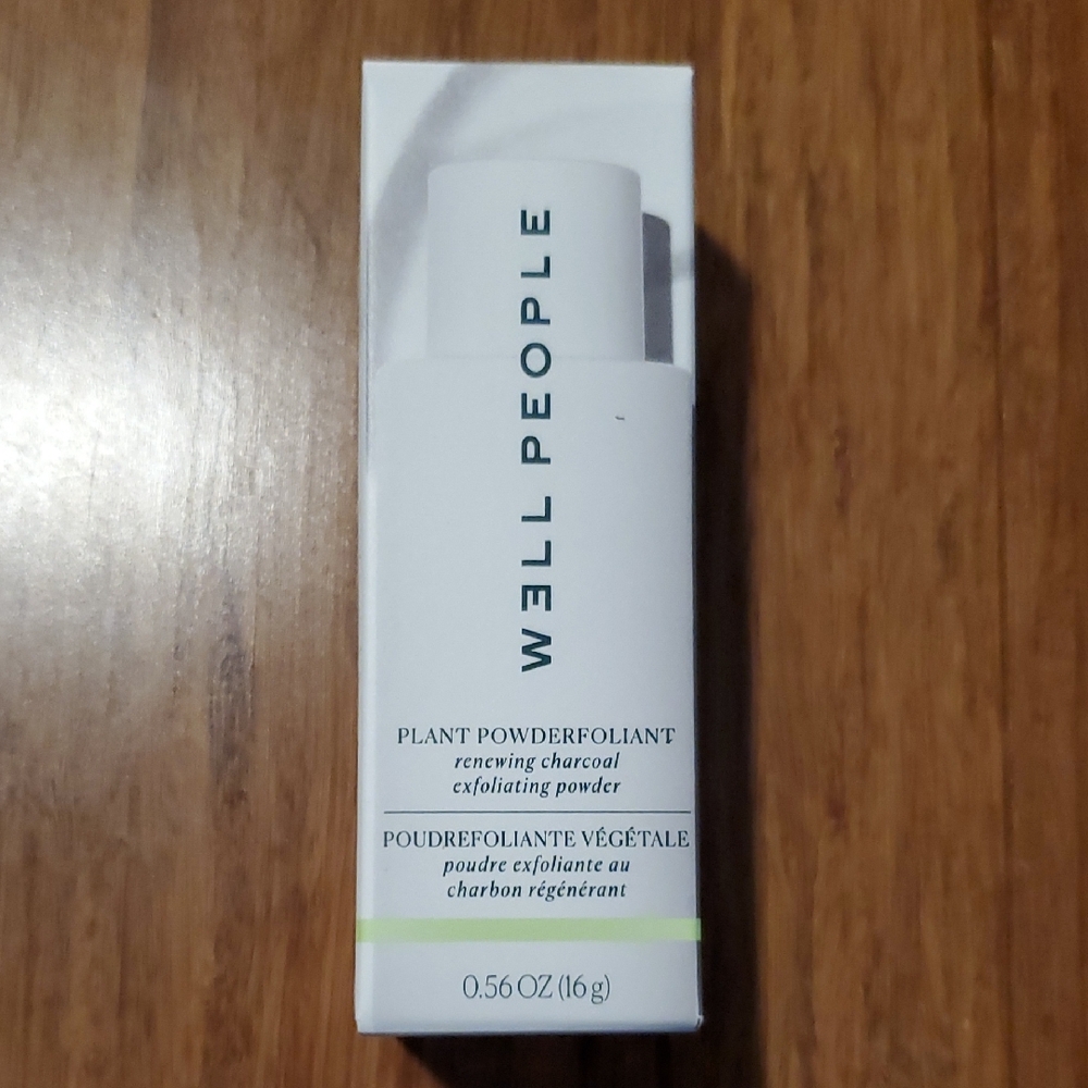 Well People Plant Powderfoliant Renewing Charcoal Exfoliating Powder